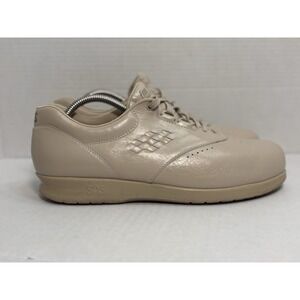 SAS Free Time Walking Shoes Womens 8.5 Narrow Leather Comfort Lace Up USA